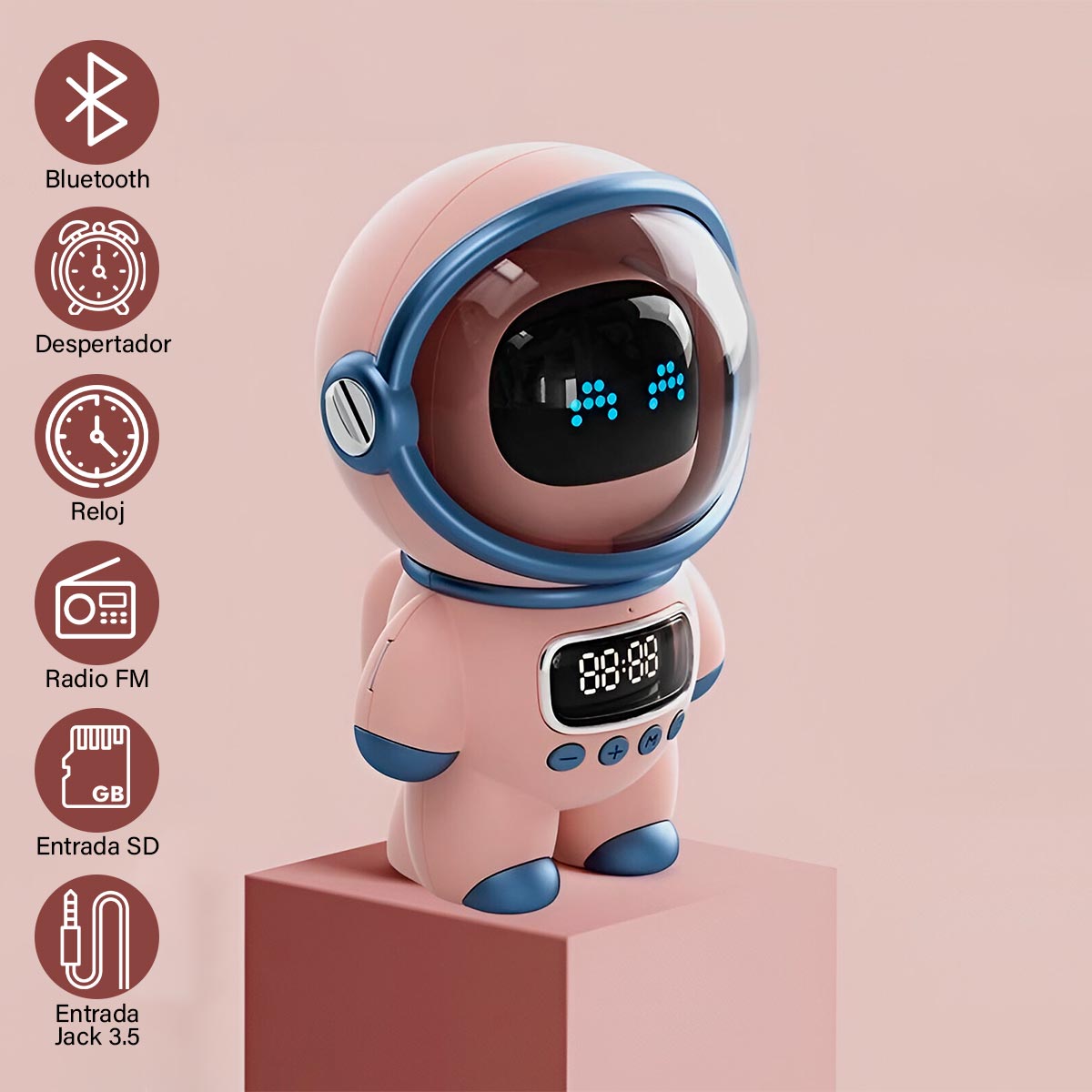 Parlante Bluetooth Astronauta